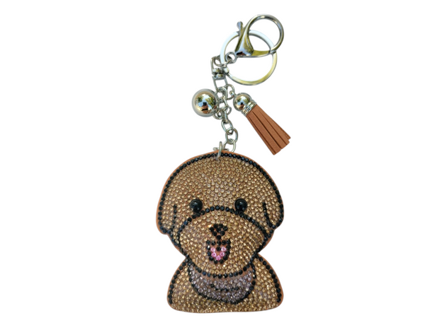 Brown Teddy Dog Keychain